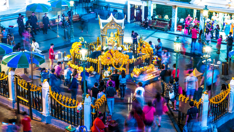 Erawan Shrine (Four Faced Buddha), Bangkok, Thailand