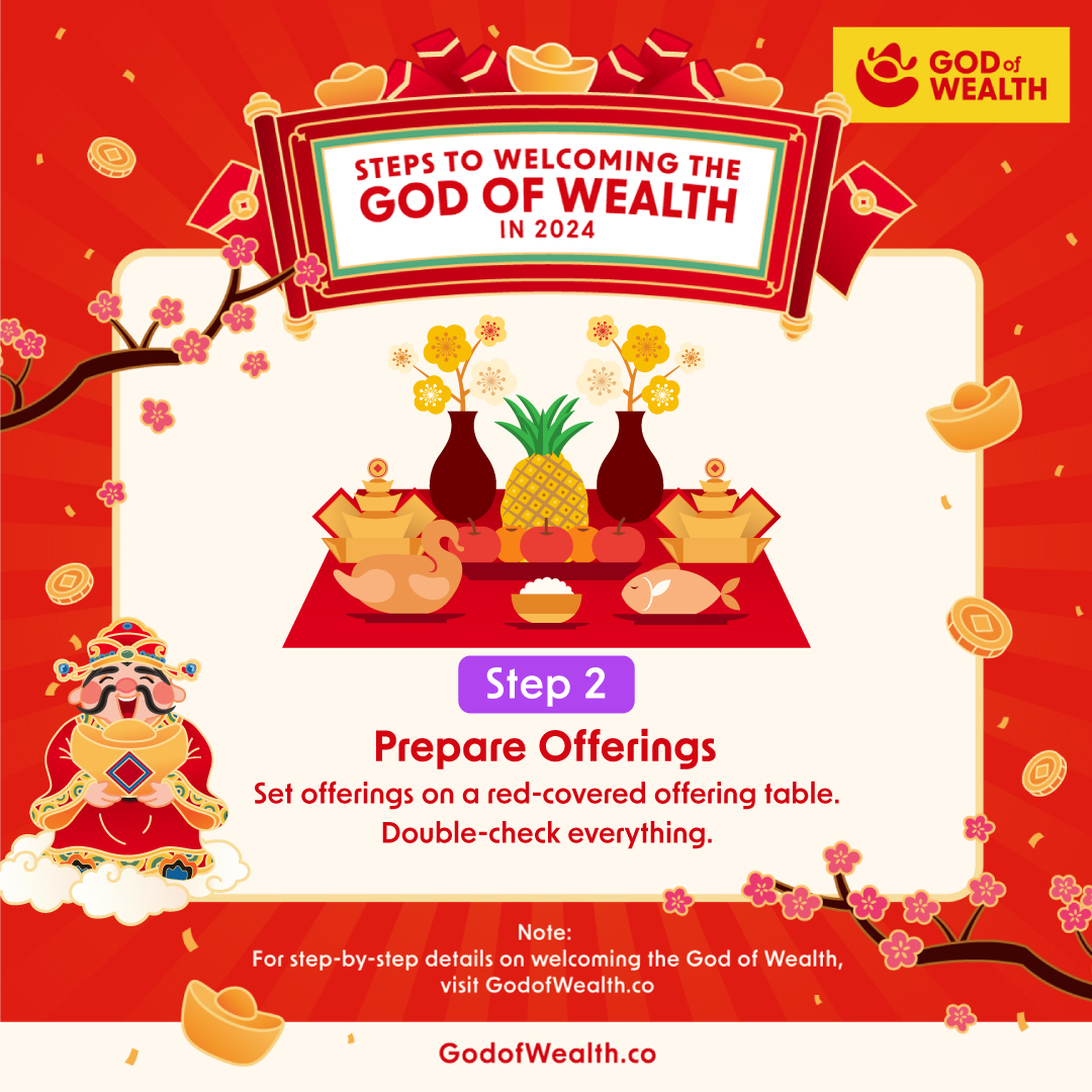 How to Welcome the God of Wealth in 2024 - Step 2