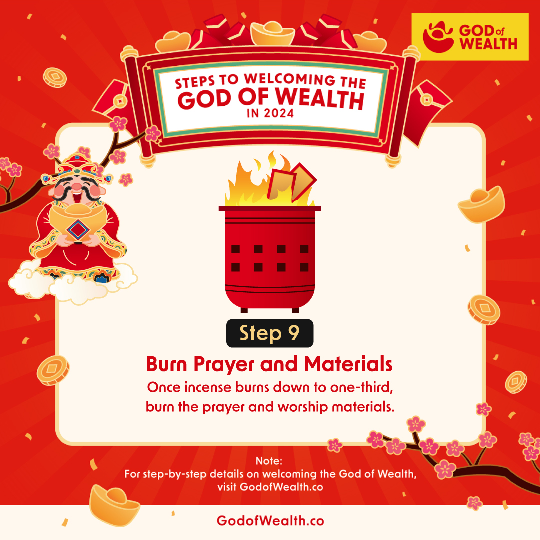 How to Welcome the God of Wealth in 2024 - Step 9