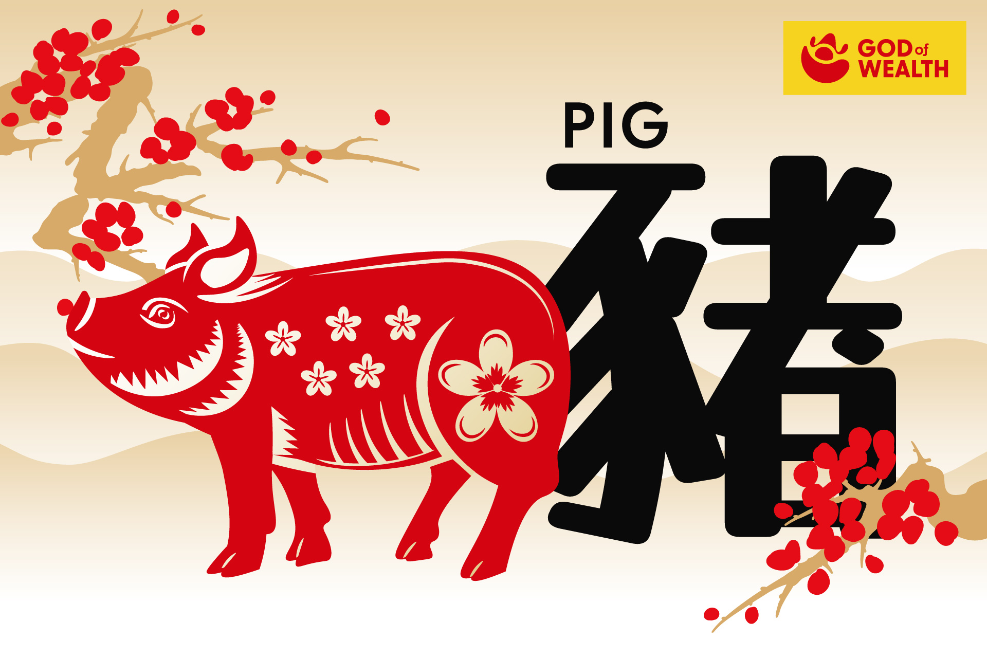 2025 Pig Chinese Zodiac Prosperity and Growth in the Year of the Wood