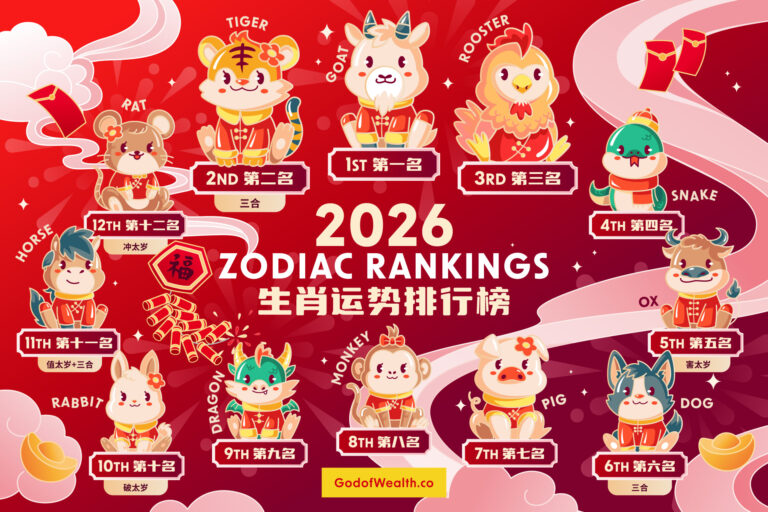 2026 Luckiest Chinese Zodiac Signs in the Year of the Fire Horse